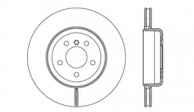 OPEN PARTS bdr274620 -  Тормозной диск